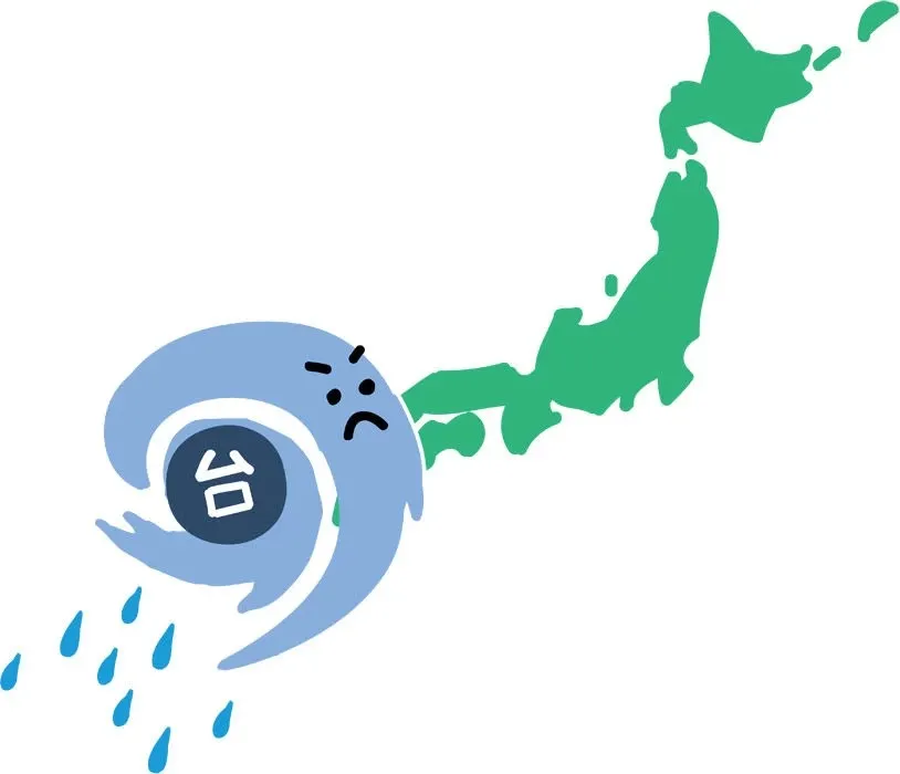 台風25号今週末に日本に接近とのことです